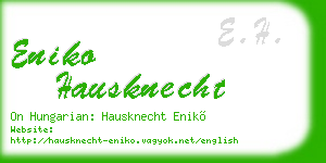 eniko hausknecht business card