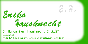 eniko hausknecht business card